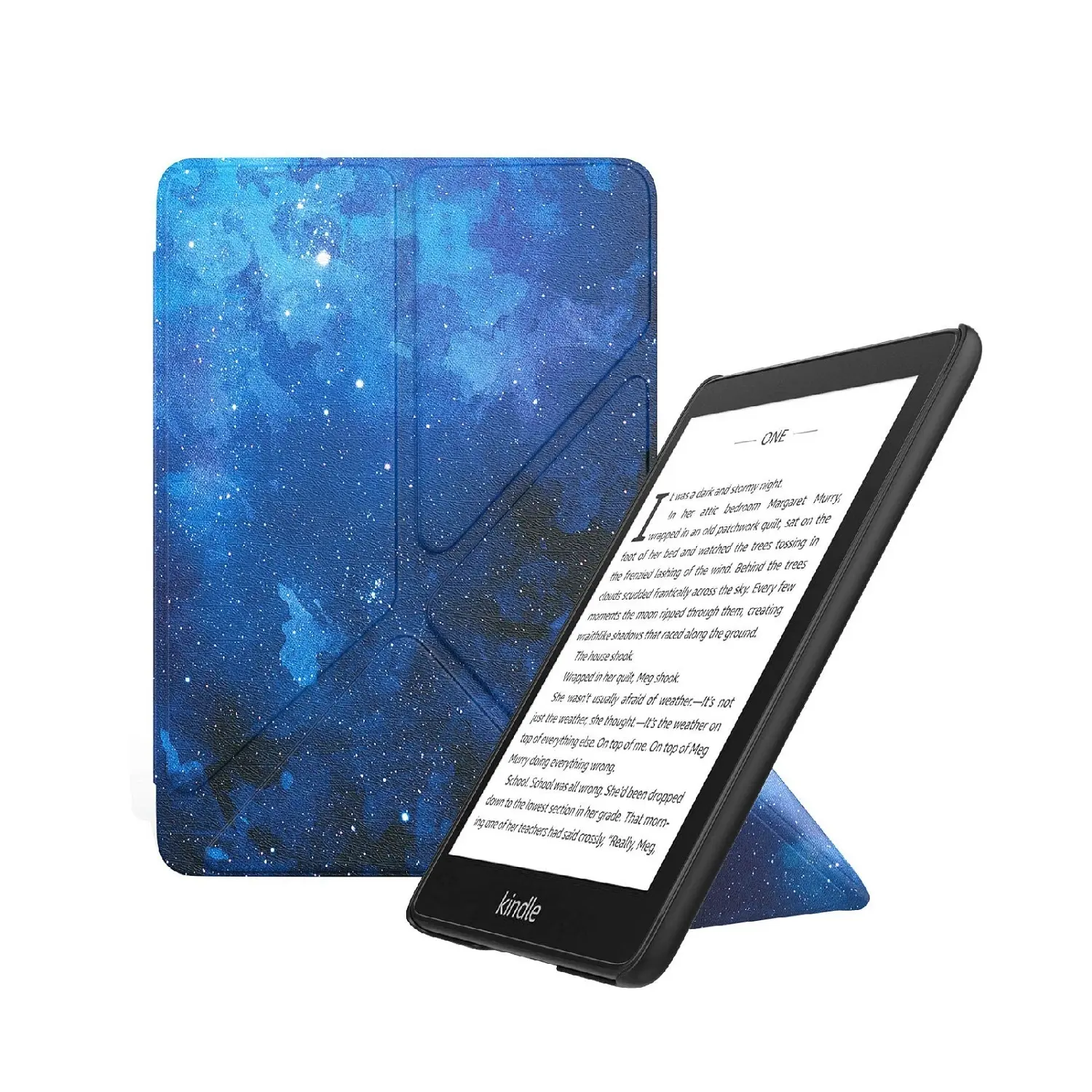 MoKo Smart Leather Standing Slim Shell Cover Case for Amazon Kindle Paperwhite (10th Generation, 2018 Releases)