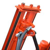KQD100 4KW Foreuse rotative à percussion électrique pour puits d'eau, avec moteur, boîte de vitesses, roulement et composants essentiels, profondeur max. 100m, 380V