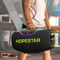 Nuevo Altavoz Karaoke A80 con Micrófono y Bluetooth, de Gran Potencia para Exteriores