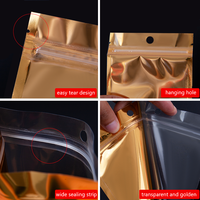 Mini sac en aluminium ziplock couleur plastique petits sacs à fermeture éclair en mylar