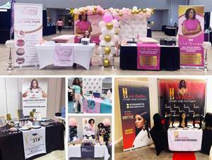 Pack Salon Professionnel : Roll-up, Nappe de Table, Kit Entreprise, Bannière Rétractable Personnalisée, Chemin de Table - Product Image 6