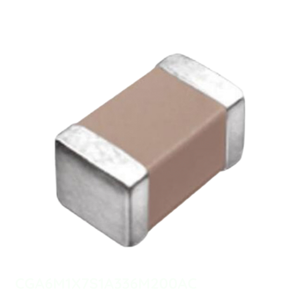 Condensador Cerámico de Fabricante, Canal CAP CER, 33UF 10V X7S 1210 (3225 Métrico), 33 uF CGA6M1X7S1A336M200AC - Product Image 1
