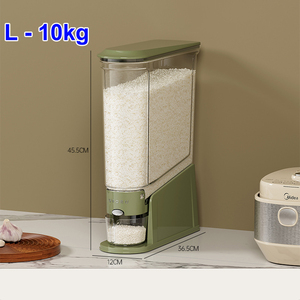 Nouveau distributeur <span class=keywords><strong>de</strong></span> riz grand récipient <span class=keywords><strong>de</strong></span> stockage <span class=keywords><strong>de</strong></span> céréales sèches avec échelle tasse à mesurer ménage pour l'organisation <span class=keywords><strong>de</strong></span> garde-manger <span class=keywords><strong>de</strong></span> cuisine - Product Image 3