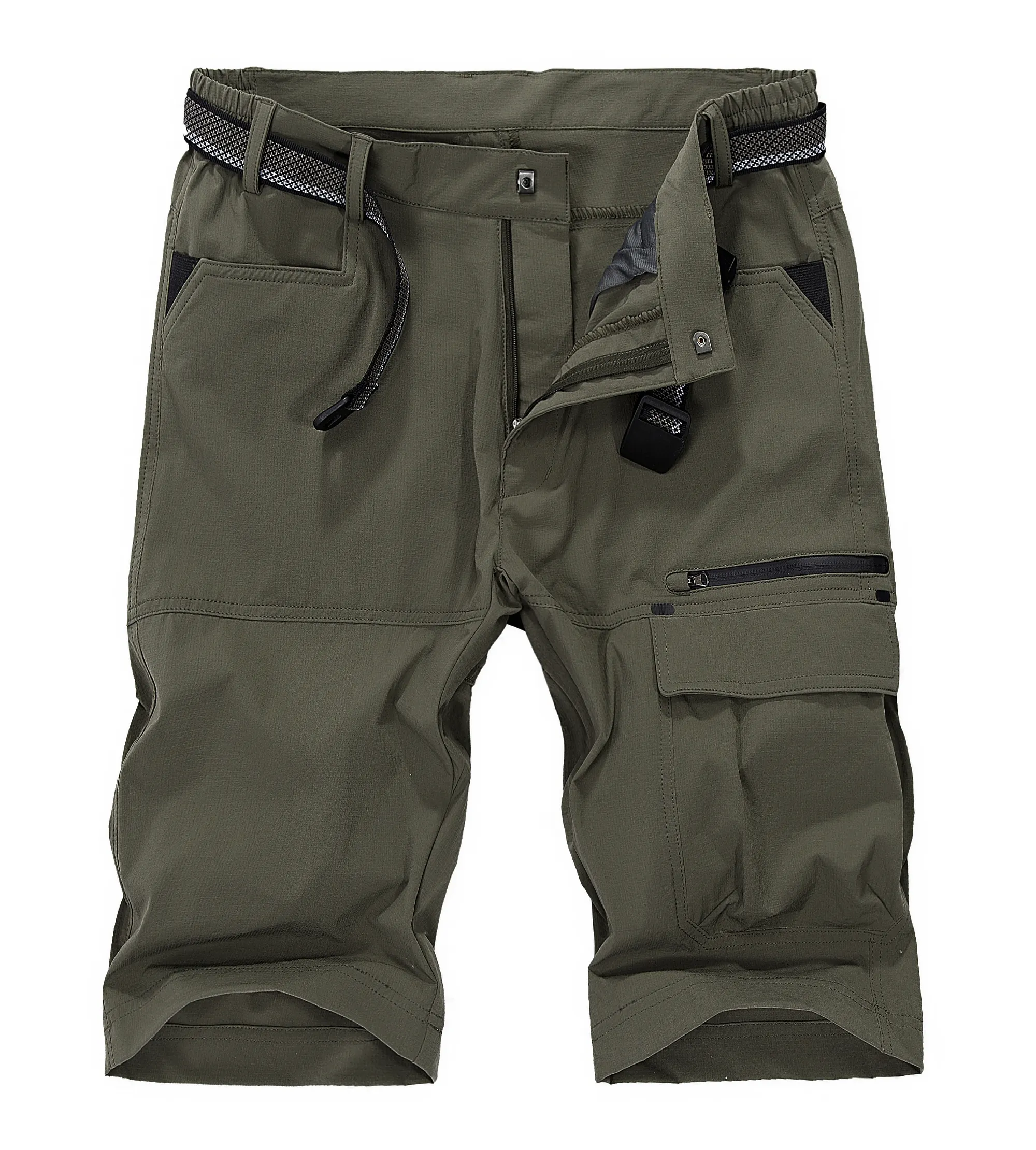 New arrival high quality custom street wear men's windbreaker tactical cargo shorts