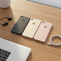 Coques arrière en verre d'origine pour iPhone 7