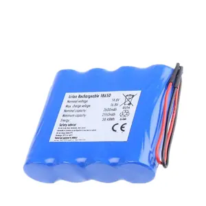 ليثيوم أيون 18650 بطارية 14.4v 5200mah بطارية قابلة للشحن ل Contec ECG1201 ECG1201G