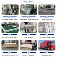 Ventanas Clásicas Tradicionales de Madera de Roble Rojo Norteamericano con Aluminio, Vidrio Templado Triple, Ventanas Abatibles y Giratorias Revestidas de Aluminio