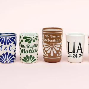 <span class=keywords><strong>Set</strong></span> di Bicchierini Messicani in Ceramica Personalizzati di Alta Qualità, Classici e Colorati per Whisky e Tequila - Product Image 2