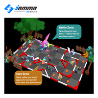 Projet d'affaires de parc d'attractions intérieur Karting électrique interactif Immersive VR/MR Go Karting Racing Experience