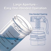 Tube à centrifuger en plastique de 25 ml, stérile, design citron, emballé en sachet, consommables de laboratoire jetables, largement utilisés dans la recherche médicale
