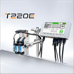 Imprimante jet d'encre TIJ haute vitesse - Système de codage industriel pour étiquettes <span class=keywords><strong>QR</strong></span>/GS1 d'œufs, dates d'expiration, codage par lots, industrie chimique quotidienne - Product Image 2