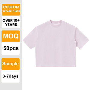 เสื้อยืดคอกลมทรงหลวม ผ้าคอตตอน 100% คุณภาพสูง รับสกรีนโลโก้ตามสั่ง ขายส่ง ปักลายได้ สำหรับผู้ชาย - Product Image 1