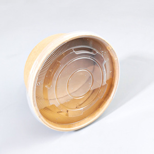 Tùy Chỉnh In Dùng Một Lần Giấy Kraft Súp Cốc Bồn Tắm Thực Phẩm Container Với Nắp Giấy Cũng Kín Thân Thiện Với Môi Phân Hủy Thực Phẩm Hộp - Product Image 3
