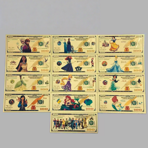 13 <span class=keywords><strong>billetes</strong></span> conmemorativos populares <span class=keywords><strong>de</strong></span> princesas con lámina <span class=keywords><strong>de</strong></span> oro <span class=keywords><strong>de</strong></span> 24 quilates <span class=keywords><strong>de</strong></span> Estados Unidos, <span class=keywords><strong>billetes</strong></span> <span class=keywords><strong>de</strong></span> anime con lámina <span class=keywords><strong>de</strong></span> oro para <span class=keywords><strong>coleccionistas</strong></span> - Product Image 1