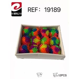 Flash Spiky Ball Dog Toy 12Pcs Colorful Interactive Pet Playtoy - Product Image 3