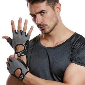 Guantes de Fitness Boton Grises Tallas M L XL Unisex para Levantamiento de Pesas, Protección de Palmas, Transpirables y Anti-Callos - Product Image 2