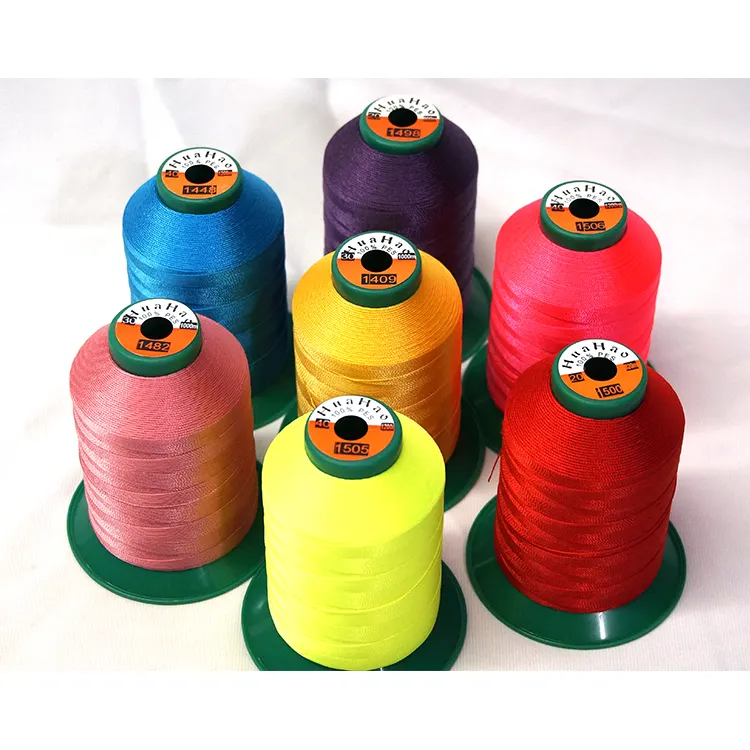 300D/3 Leather goods line high-end luggage car seat clothing zipper polyester high strength sewing thread