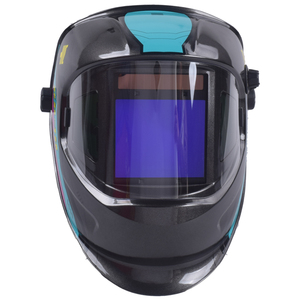 Casco per Saldatura ad Oscuramento Automatico Protezione <span class=keywords><strong>Viso</strong></span> per Saldatore Ampia Visuale 103x90mm con Finestre Laterali per Sicurezza e Comfort Alimentazione <span class=keywords><strong>Solare</strong></span> CE - Product Image 4
