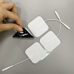 Ems caoutchouc dizaines PIN 5x5cm électrodes tampons électrostimulation tampons dizaines Mini Gel <span class=keywords><strong>Patch</strong></span> adhésif soulagement de la douleur Massage électro Pad - Product Image 4