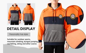 High Visibility Windproof And Waterproof Reflective Hoodie Men's Safety Clothing Wholesale
