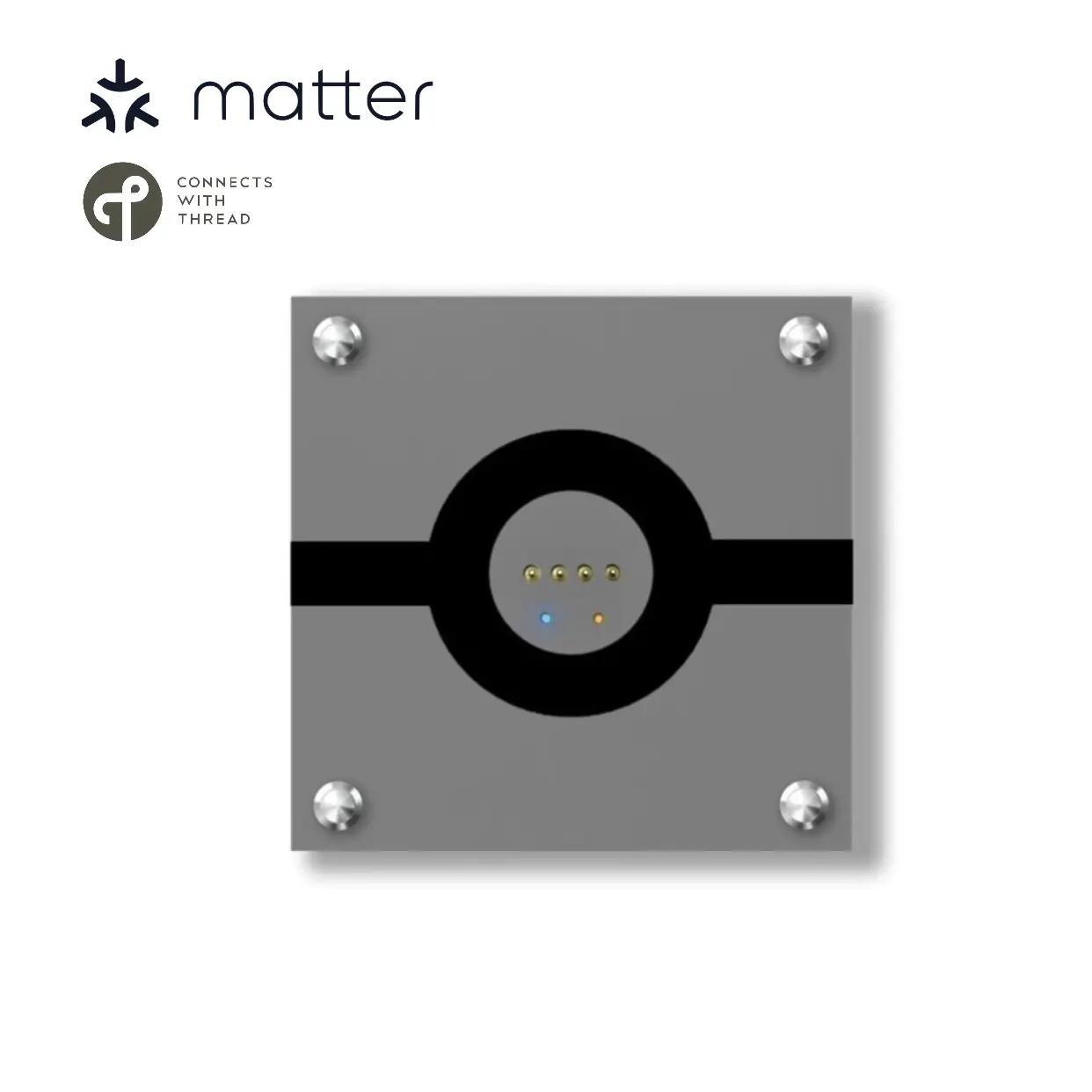 Matter Jink 8E Smart Home Interrupteur mural Matter Thread Interrupteur de charge mural magnétique avec 86 Bottom Box Amazon Google homekit