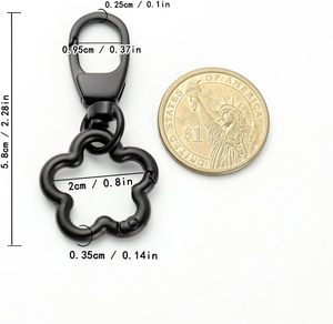 PUTNPC Pcs Metal Spring Clasps Double Opening Keychain <b>Clip</b> Hardware Accessories For Handbag DIY Bags Key And Craft Making Matte - Product Image 6