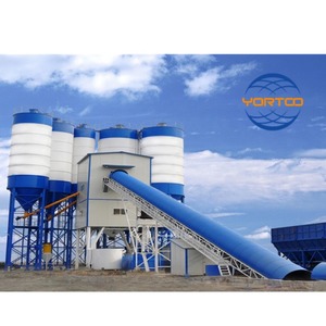 HZS25 Stationary Concrete Batching Plant Production Line System with Pump Motor PLC Core Components - Product Image 5
