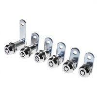 Serrure à came série MK100B 21,5 mm 26,5 mm 25 mm 31,5 mm 34 mm 39 mm 54 mm pour boîte aux lettres, armoire ou boîte à outils, serrure à cylindre en alliage de zinc