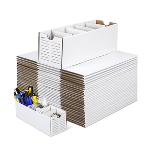 Zy nhà máy nhà sản xuất nóng bán Trắng sóng hiển thị Hộp đồ chơi văn phòng phẩm Bút sách hiển thị Container vận chuyển Hộp lưu trữ - Product Image 5