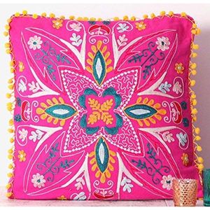 100% Organic Handmade Cotton <b>Cushion</b> Pillows Double-Stitched Seams for Extra Durability for Wholesale Price - Product Image 1