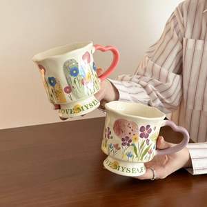 Giá trị cao thích hợp nước gốm cup với thiết kế thích hợp thực tế phim hoạt hình phong cách món quà sinh nhật Mug cho cô gái cho những dịp - Product Image 4