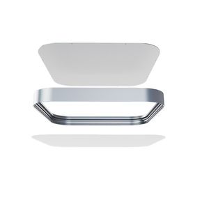 Lampadario a sospensione circolare di fascia alta per ufficio decorativo a LED per la riduzione del rumore ambientale in feltro acustico - Product Image 5