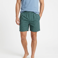 Boxers en coton respirants et écologiques pour hommes, séchage rapide, motif écossais tissé élastique personnalisé, vente en gros de Tirupur, OEM Inde