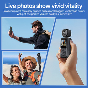 Caméra d'action sportive 4K à double objectif portable avec angle de 150 degrés, rotation de 180 degrés, écran de 1.5 pouces, zoom 8X, WIFI, avec vision nocturne - Product Image 5