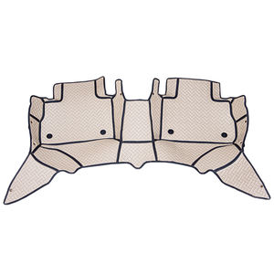 Tapis de sol de voiture en cuir imperméable et élégant à motifs, s'adaptant au contour de la carrosserie pour tous les modèles <span class=keywords><strong>Tesla</strong></span> - Product Image 4