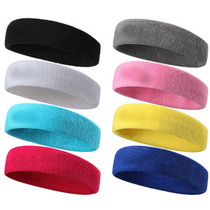 Sports Headband Running Yoga Headband Cycling Sweat Absorption Headband <b>Badminton</b> Tennis Perspirant Antiperspirant Band - Product Image 4