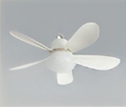 Nouveau ventilateur de plafond LED 40W 20,5 pouces 520mm avec éclairage, refroidissement par air, télécommande et douille d'ampoule pour salon, fixation par vis