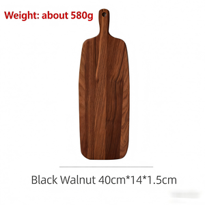 <span class=keywords><strong>Planche</strong></span> à découper <span class=keywords><strong>en</strong></span> <span class=keywords><strong>bois</strong></span> d'acacia durable, à grain de bout, <span class=keywords><strong>grande</strong></span>, rectangulaire, avec poignée - Product Image 5