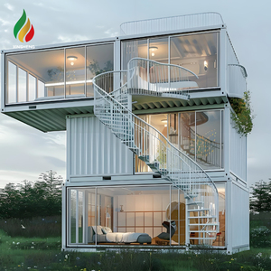 Maisons préfabriquées modulaires tendance, maisons modulaires compactes, logements en conteneurs en kit, hôtels, immeubles de bureaux, écoles, cuisines, écologiques - Product Image 4