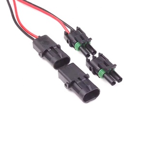 12010973 12015792 Konektor Seri Weather Pack 2 Arah Pria Wanita 150MM Kabel Harness - Product Image 2