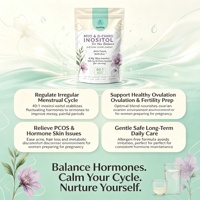 Poudre de Myo & D-Chiro Inositol OEM/ODM pour femmes, rapport 40:1, avec folate et vitamine D3, complément alimentaire, 225g