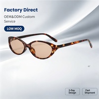 Lunettes de soleil rétro rondes à monture complète, style œil de chat, monture en acétate écaille de tortue, protection UV400, design confortable unisexe