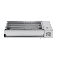 RVS Commerciële Elektrische Grill Machine Indoor Elektrische Rookloze Bbq Grill Voor Restaurant Of Bbq Fast Food Winkel