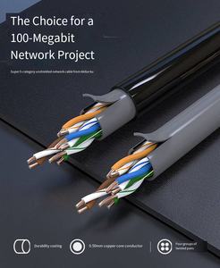 Denixi <span class=keywords><strong>Spot</strong></span> Goods 305M Câble réseau Cat5 UTP FTP 1000ft Box Câble de communication Câble en cuivre pur LAN <span class=keywords><strong>pour</strong></span> l'extérieur - Product Image 2