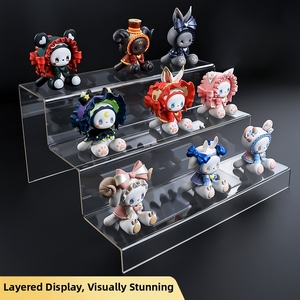 Exhibidor Acrílico Resistente y Grueso, Soporte Transparente Escalonado para Coleccionables <span class=keywords><strong>Funko</strong></span> <span class=keywords><strong>Pop</strong></span>, Organizador para Minoristas y Vendedores - Product Image 2