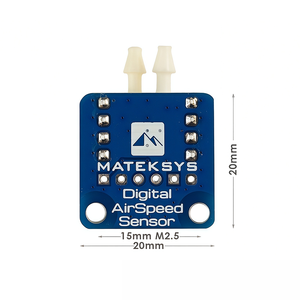 เซ็นเซอร์วัดความเร็วลมดิจิตอล <span class=keywords><strong>Matek</strong></span> ASPD-4525 I2C น้ำหนัก 3.5 กรัม 5mA 4-5.5V พร้อมท่อพิโตต์ สำหรับโดรน FPV เครื่องบินบังคับวิทยุแบบปีกตรึง อุปกรณ์เสริม - Product Image 3