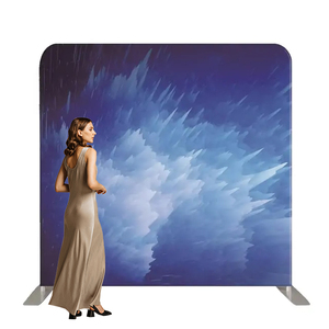 8ft 10ft federa federa cuscino tensione diritta tessuto display tubo cornice festa di compleanno tensione tessuto sfondo - Product Image 2