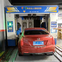 Machine de lavage de voitures automatique à roulement électrique |   Système de lavage de tunnels haute performance avec sécheuse à brosse supérieure haute puissance pour voitures, jeans et fourgonnettes