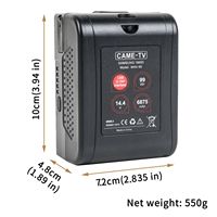 Baterías de iones de litio de montaje en V recargables compactas con placa alimentada por LED de 99W, stock de Lenovo Tablet Realme, 1 unidad