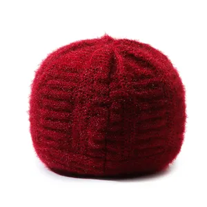 Factory Wholesale Cheap Fashion Pumpkin Beret Hat Winter Plush Hat Winter Heating Hat